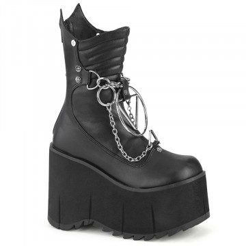 Demonia KERA-130 Blk Vegan Leather