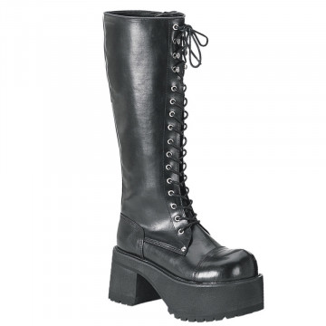 Demonia RANGER-302 Blk Vegan Leather