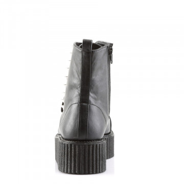 Demonia V-CREEPER-573 Blk Vegan Leather