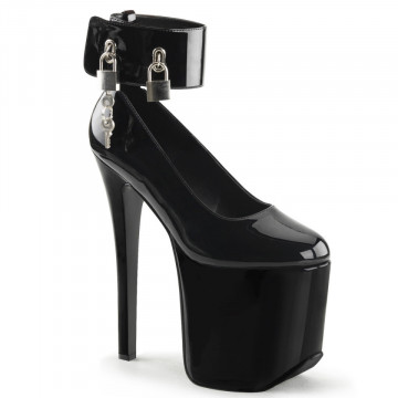 Devious TRAMP-742 Blk Pat/Blk