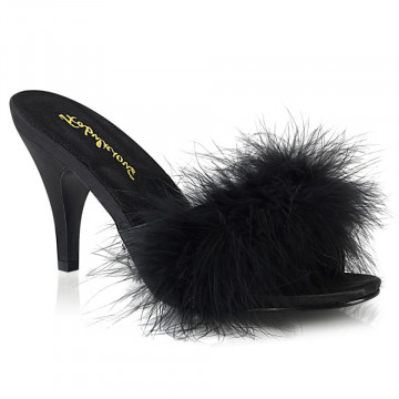 Fabulicious AMOUR-03 Blk Pu-Fur