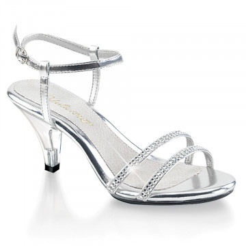 Fabulicious BELLE-316 Slv Metallic Pu/Clr