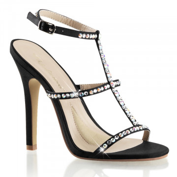 Fabulicious MELODY-18 Blk Satin