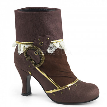 Funtasma MATEY-115 Brown Distressed Pu-Microfiber