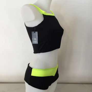 I-POLE WEAR - Short Culotte Adria pole Nero\Yellow