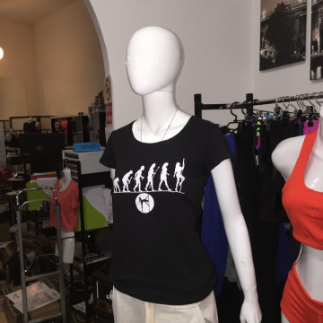 Ipole Maglietta Nera o Viola T-shirt Evo Pole sport danza running
