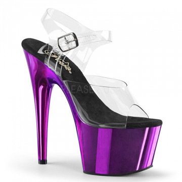 Pleaser ADORE-708 Clr/Purple Chrome