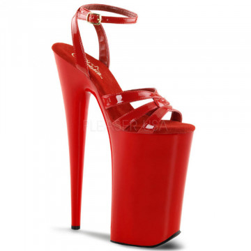 Pleaser BEYOND-012 Red/Red