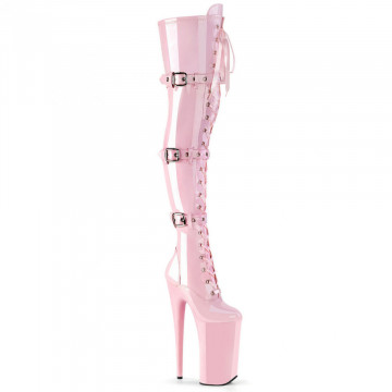 Pleaser BEYOND-3028 B. Pink Stretch Pat/B. Pink