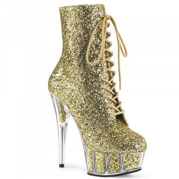 Pleaser DELIGHT-1020G Gold Glitter/Gold Glitter