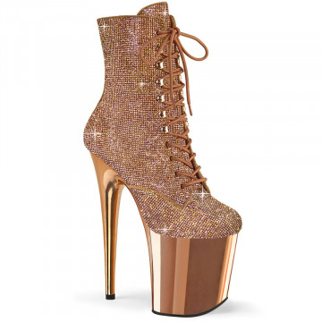 Pleaser FLAMINGO-1020CHRS Rose Gold RS/Rose Gold Chrome