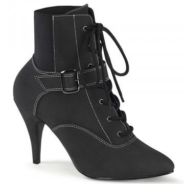 Pleaser Pink Label DREAM-1022 Black Faux Nubuck Le