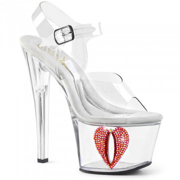 Pleaser TIPJAR-708-6 Clr/Clr