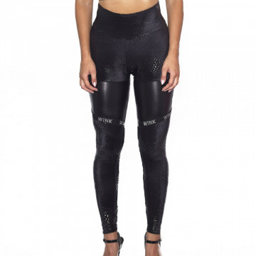 Wink Pole dance Leggings Snake grip e Lurex consegna 24 ore