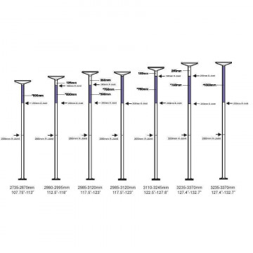 X-pole Offerta | EstensionE Stainless 1000mm Post 2014