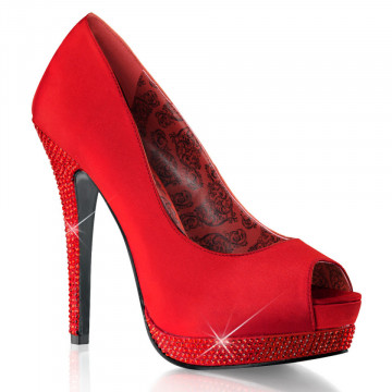 Bordello BELLA-12R Red Satin