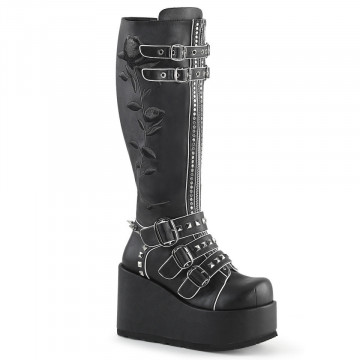 Demonia CONCORD-110 Blk Faux Leather