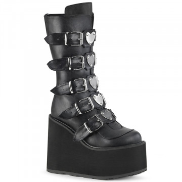 Demonia SWING-230 Blk Vegan Leather