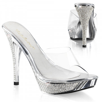 Fabulicious ELEGANT-401 Clr/Slv Chrome
