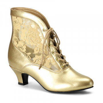 Funtasma DAME-05 Gold Pu-Lace