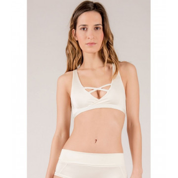 MADEMOISELLE SPIN - TOP PIGALLE Bianco