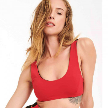 Paradise Chick TOP GIRLIE RED-CORAL spedizione e consegna in h24