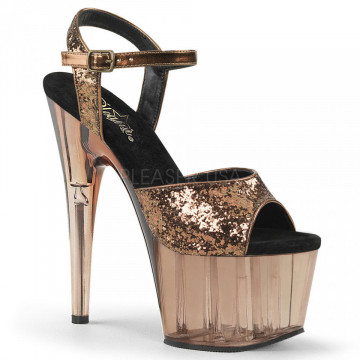Pleaser ADORE-710GT Bronze Glitter/Bronze Tinted