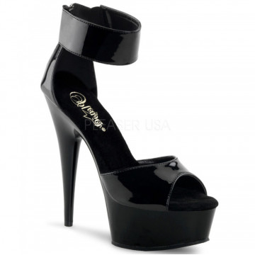 Pleaser DELIGHT-670-3 Blk/Blk