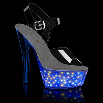Pleaser ECHOLITE-208 Clr/White Glow