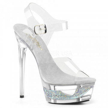 Pleaser ECLIPSE-608DM Clr/Clr