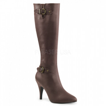 Pleaser Pink Label DREAM-2030 Brown Faux Leather