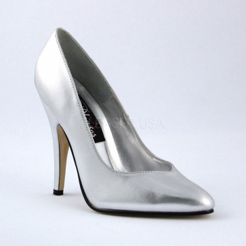 Pleaser SEDUCE-420V Slv Faux Leather