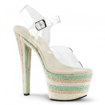 Pleaser SKY-308ESP Clr/Multi