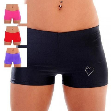 WINK POLE Lycra Hotpants with Diamante Detail W0110
