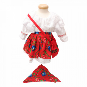 Costum traditional fetita, 5 - 7 ani, Denikos® 698