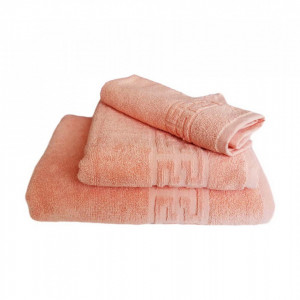 Set 3 prosoape groase si pufoase, bumbac, model grecesc, Somon, Denikos® 277