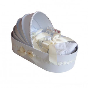 Trusou botez complet, in landou, decor ivoire Denikos® 131