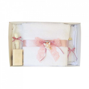 Trusou botez dantela dusty rose si ingeras Denikos® 432