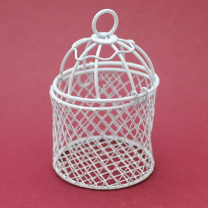 Colivie metal alb DASC11