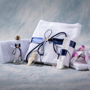 Trusou botez bleumarin stea mare NK028