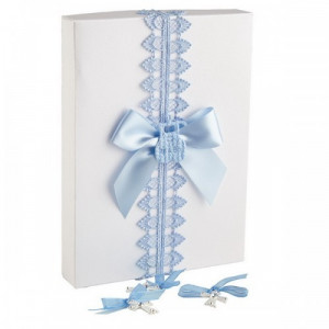 Set 50 cruciulite botez pentru baietel si cutie cadou CC-015
