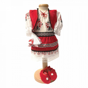 Costum botez traditional, fetite, Denikos® 688