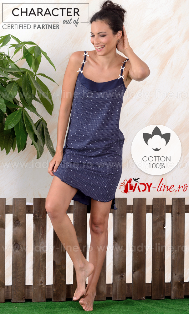 Camasa de noapte din bumbac 100%, brand 'CHARACHTER Out Of' calitate superioara.
