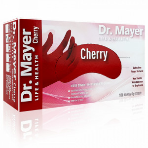 Manusi Examinare Nitril Nepudrate Rosu Cherry Dr Mayer 100 Buc