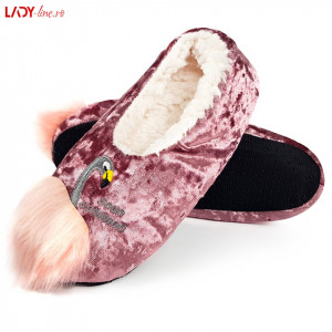 Papuci de Casa Balerini, 'Flamingo Soul' Pink