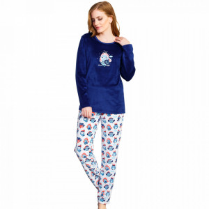 Compleu Extra Soft Dama, Vienetta, Model 'HOO - Good Night'
