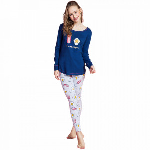 Pijamale Dama Vienetta Dream, 'Eggcellent - Better Togeter'