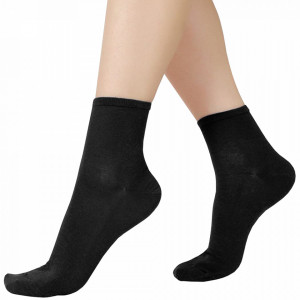 Sosete Subtiri Dama din Bumbac 100%, Model 'Thin Mystic Black', Culoare Negru