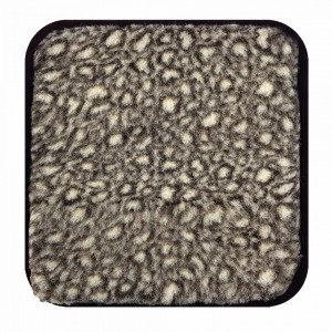 Perina de Scaun Buretata din Lana de Oaie Model 'Animal Print Comfort', 1 Bucata