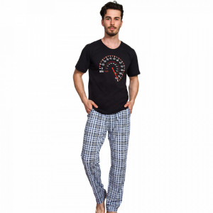 Pijama Barbati Maneca Scurta, Gazzaz by Vienetta, 'Speed & Calm'